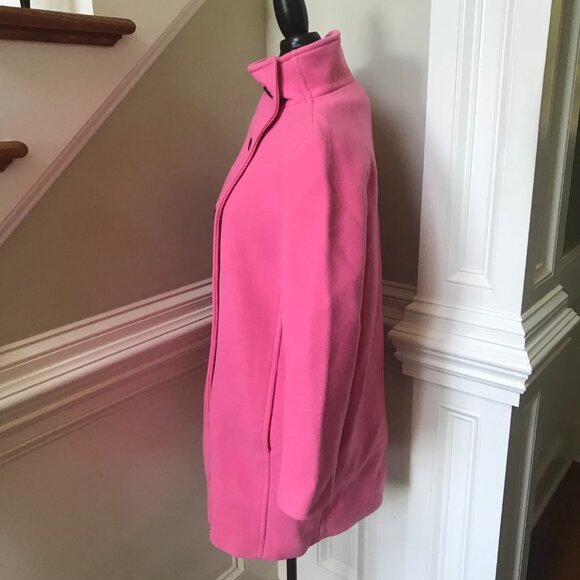 NWT JCREW Villa Coat Womens P 4 Pink Mid Length Stadium Cloth Wool Petite NEW - Picture 9 of 12